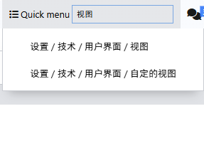 query menu